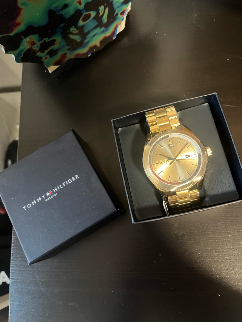 Tommy Hilfiger “Riley” Gold Stainless Steel Watch
